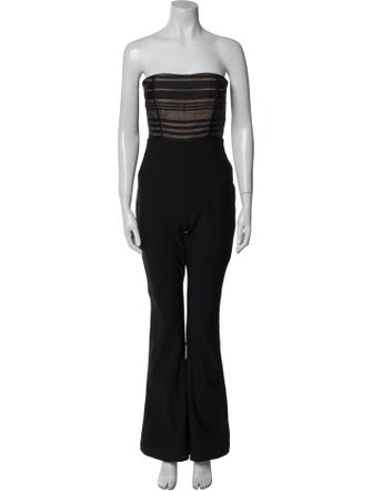 Misha Collection Strapless Jumpsuit