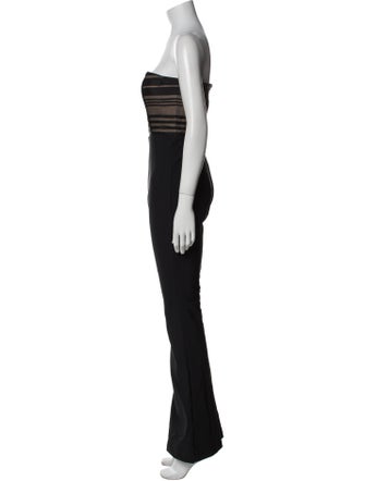 Misha Collection Strapless Jumpsuit