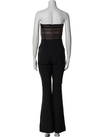 Misha Collection Strapless Jumpsuit