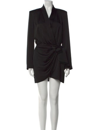 Misha Collection V-Neck Mini Dress