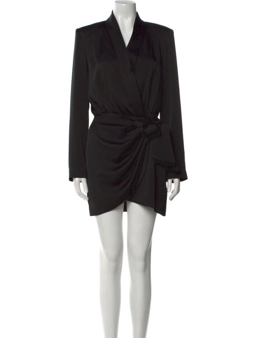 Misha Collection V-Neck Mini Dress