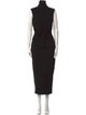 Misha Collection Turtleneck Long Dress