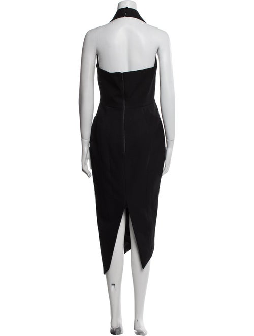 Misha Collection Halterneck Long Dress