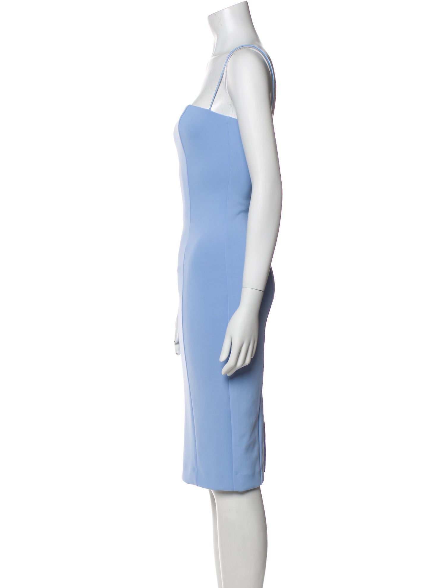 Misha Collection Square Neckline Knee-Length Dress