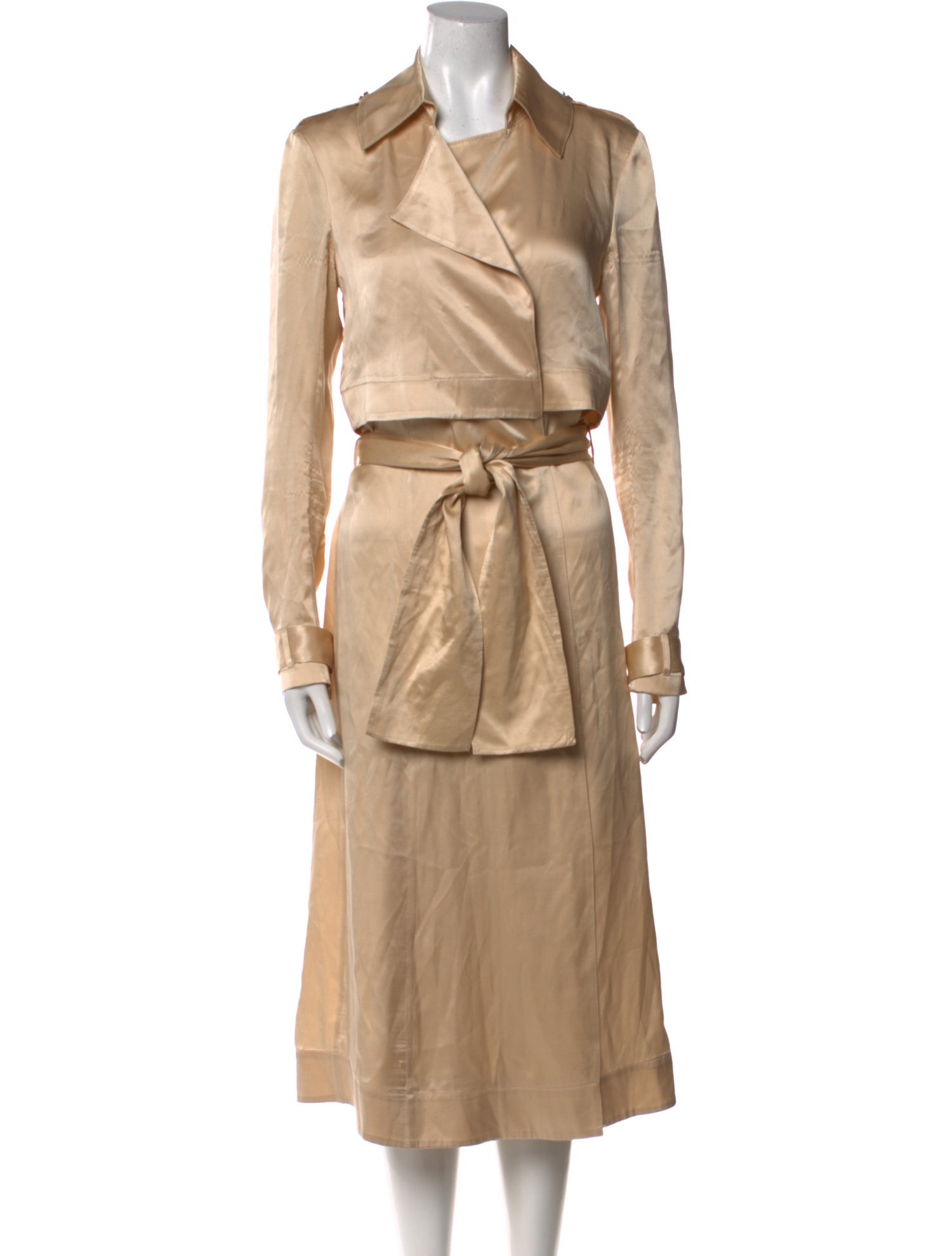 Misha Collection Silk Long Dress