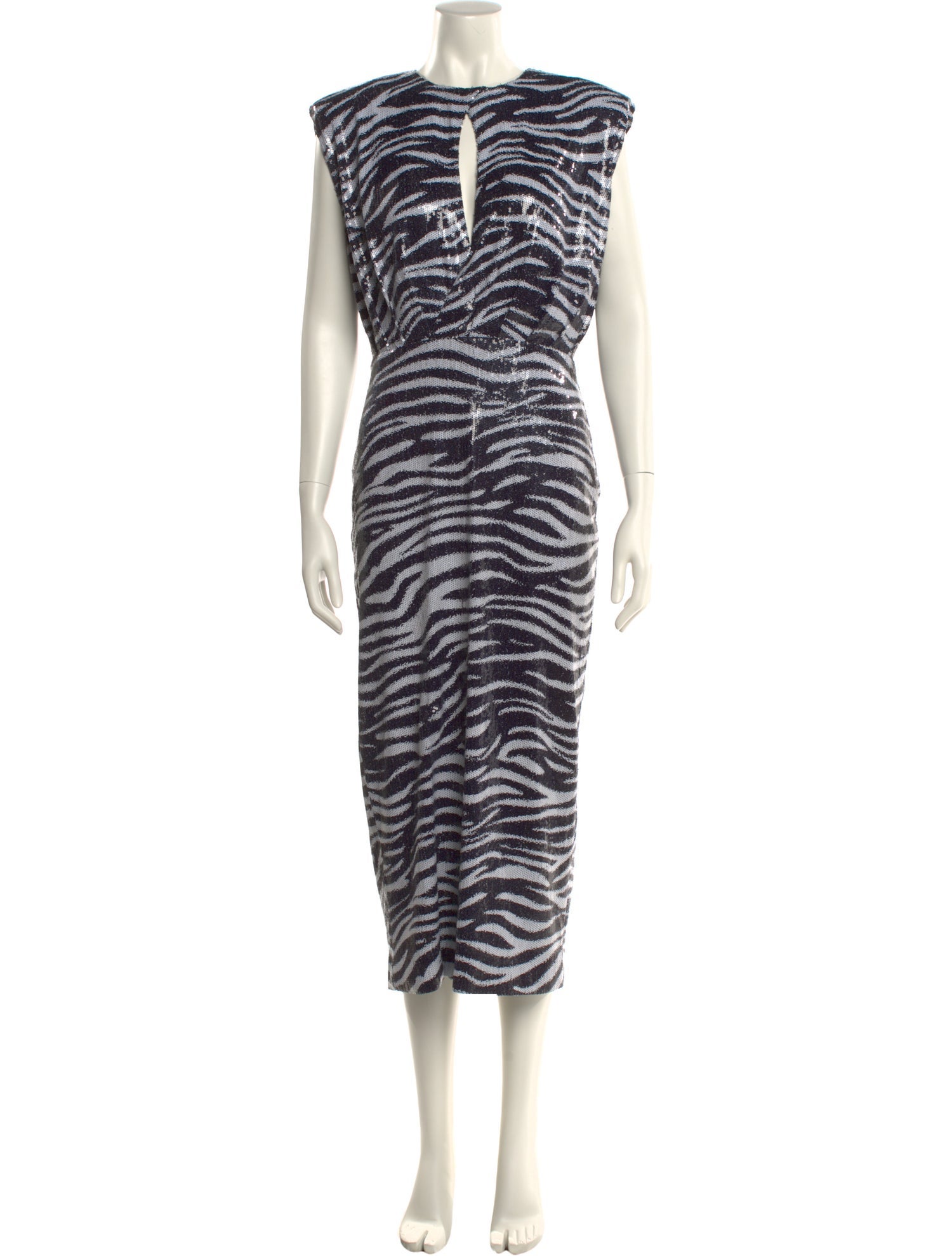 Misha Collection Animal Print Long Dress