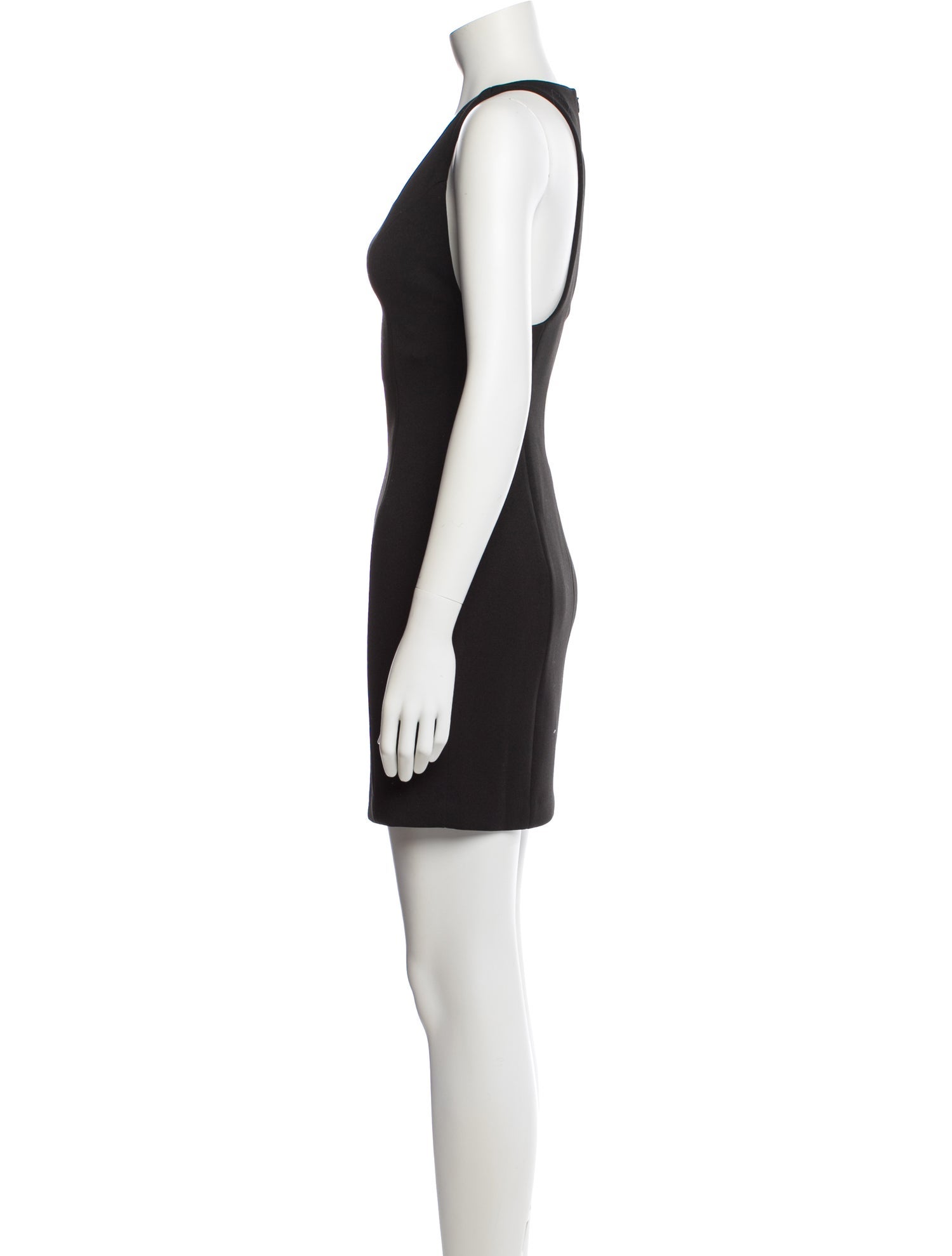 Misha Collection Scoop Neck Mini Dress