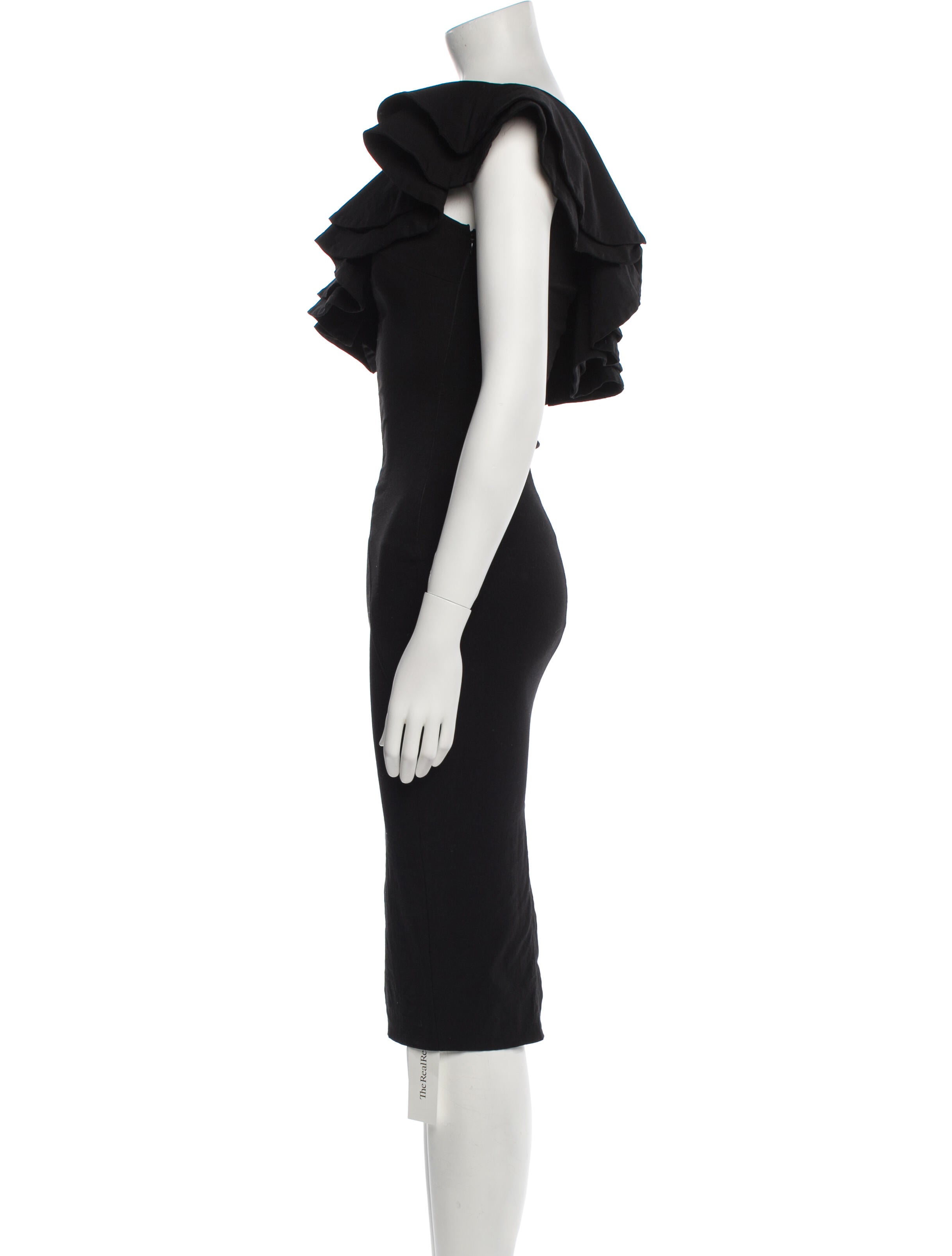 Michael Costello x Revolve One-Shoulder Midi Length Dress