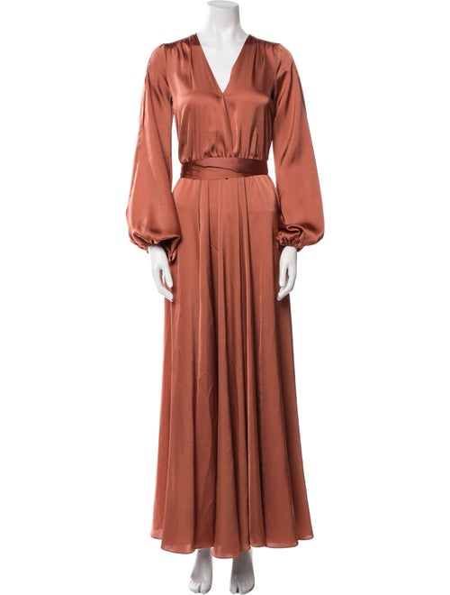 Michael Costello x Revolve V-Neck Long Dress