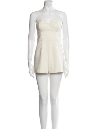 Michael Costello x Revolve Strapless Romper