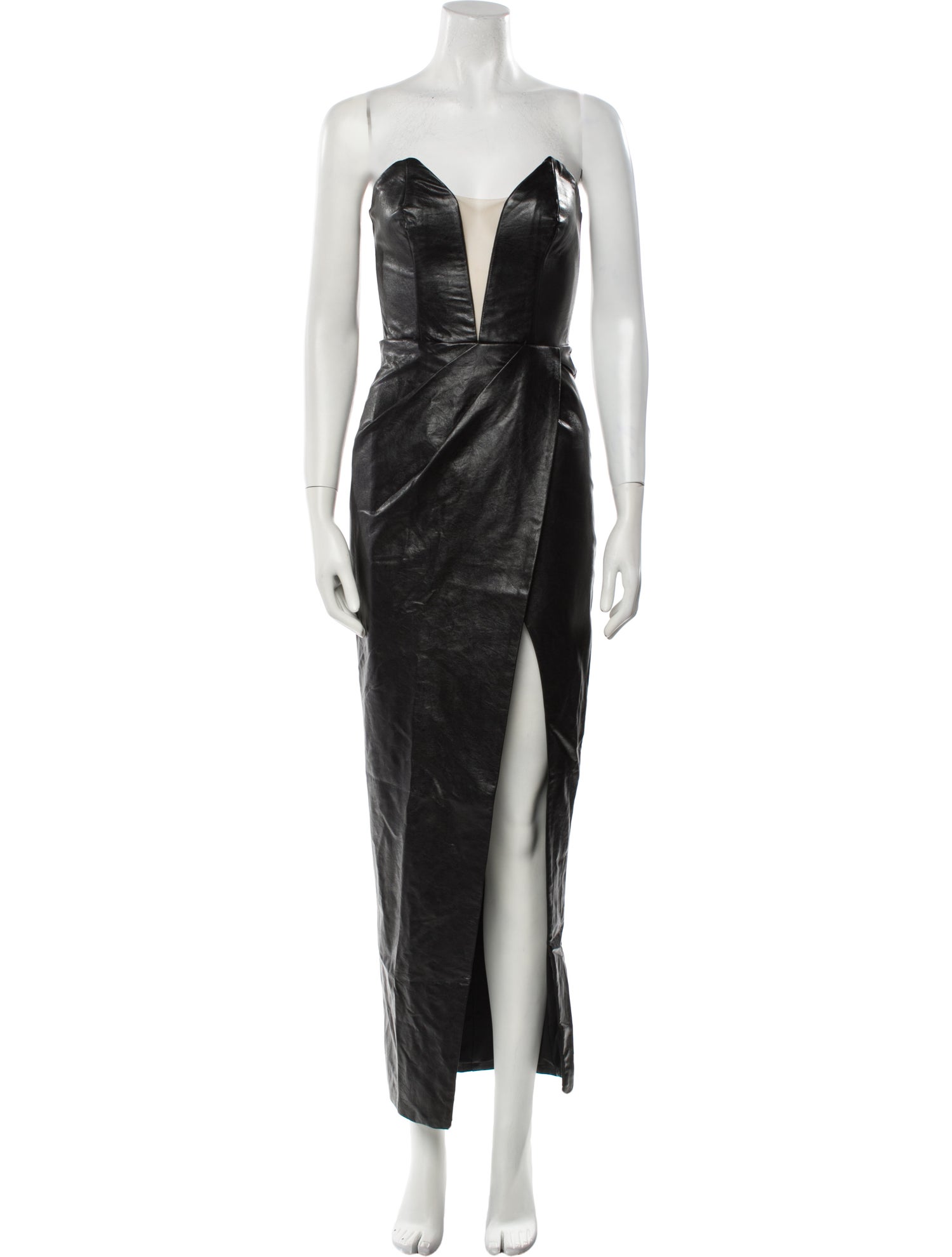 Michael Costello x Revolve Strapless Long Dress - Black Dresses, Clothing -  WMICR22623 | The RealReal