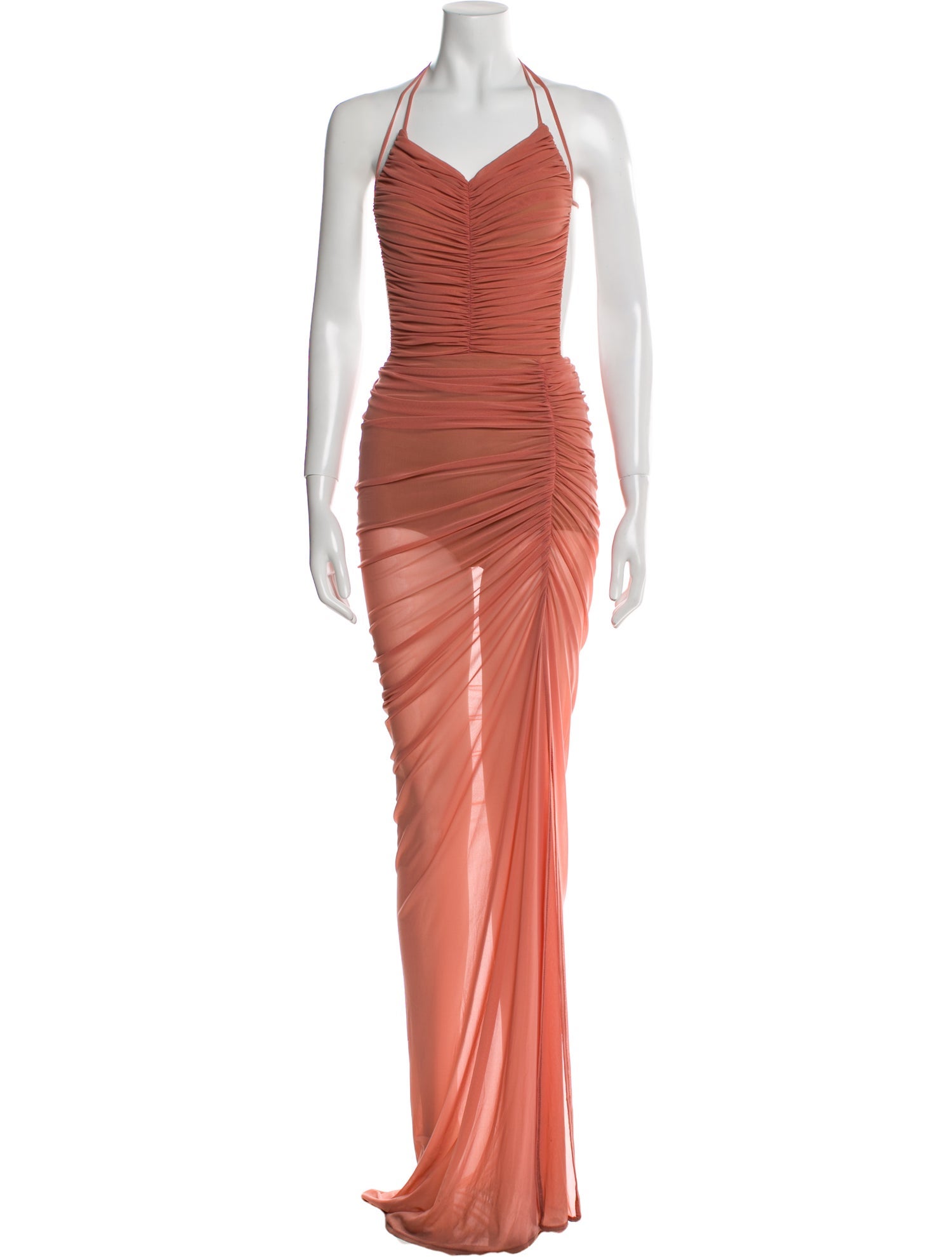 Michael Costello x Revolve Halterneck Long Dress