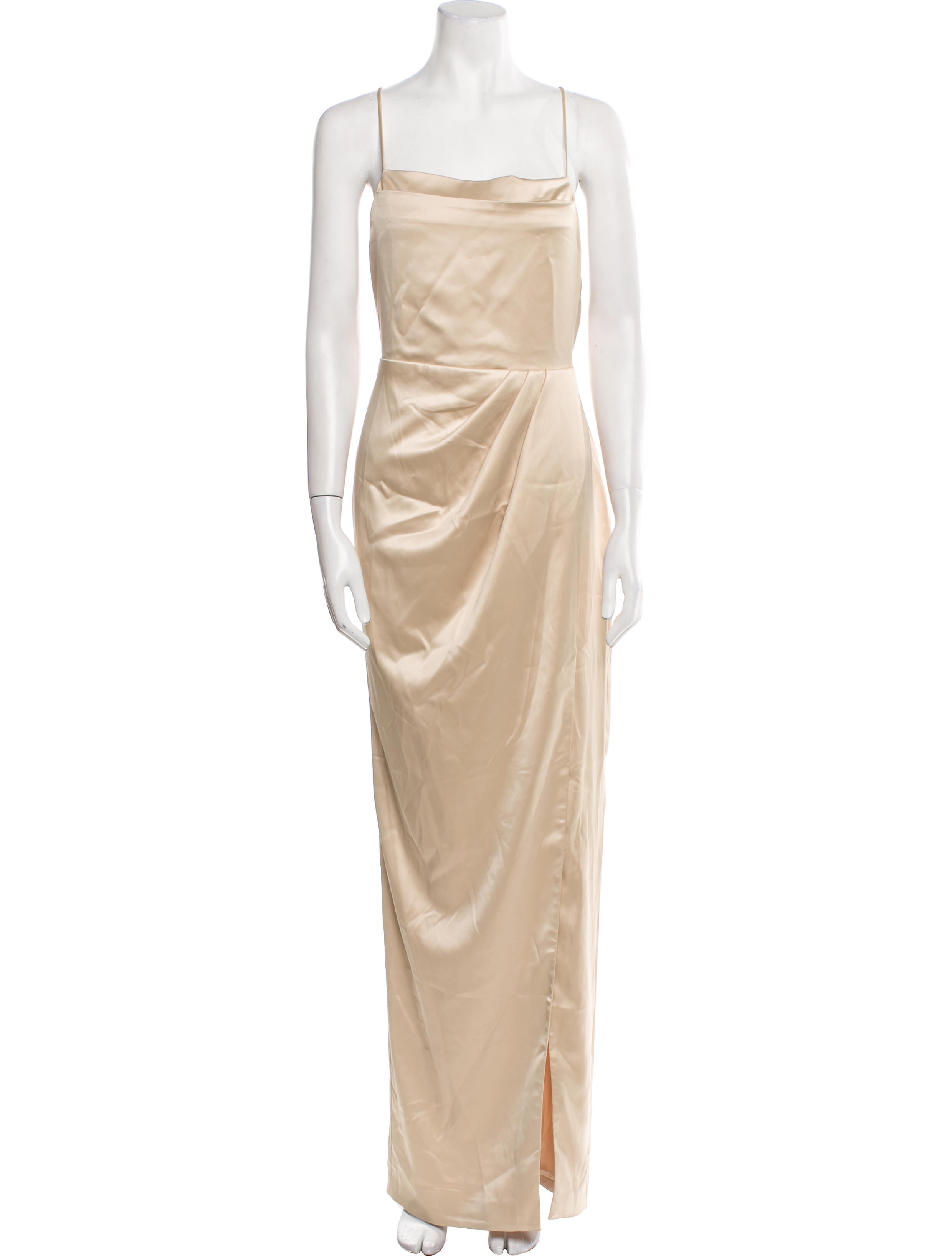 Michael Costello x Revolve Square Neckline Long Dress w/ Tags