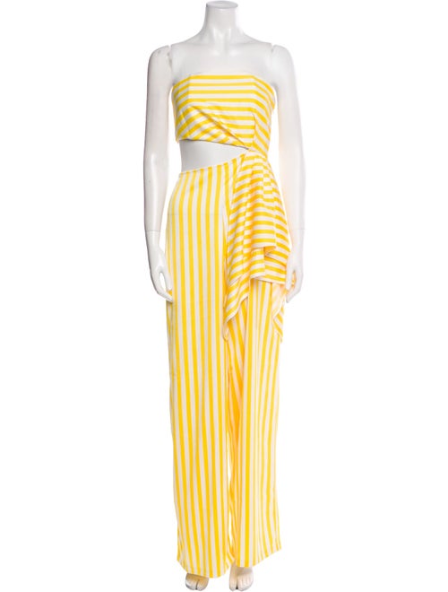 Michael Costello x Revolve Striped Strapless Jumpsuit