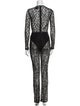 Michael Costello x Revolve Nylon Lace Pattern Jumpsuit