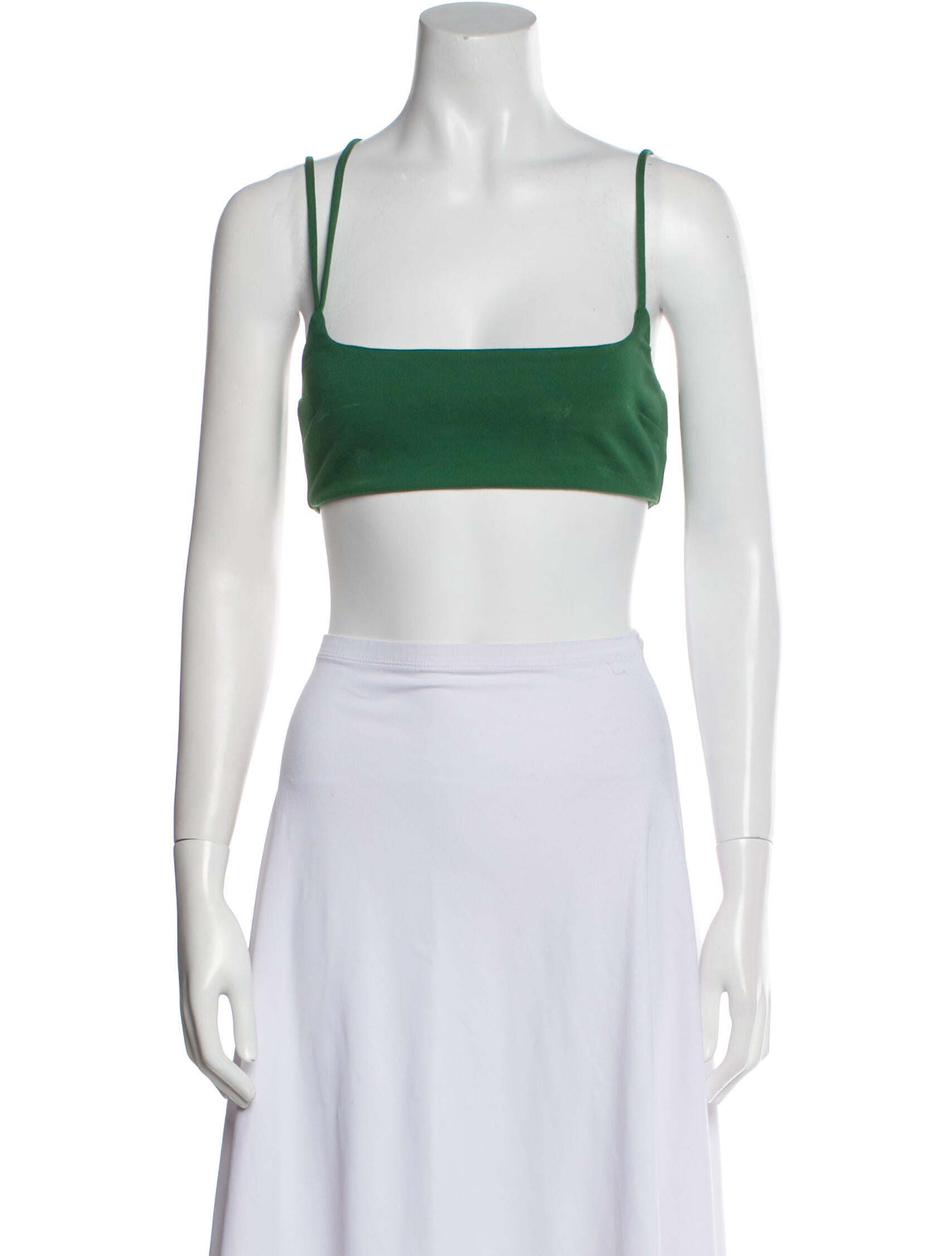 Michael Costello x Revolve Square Neckline Sleeveless Crop Top