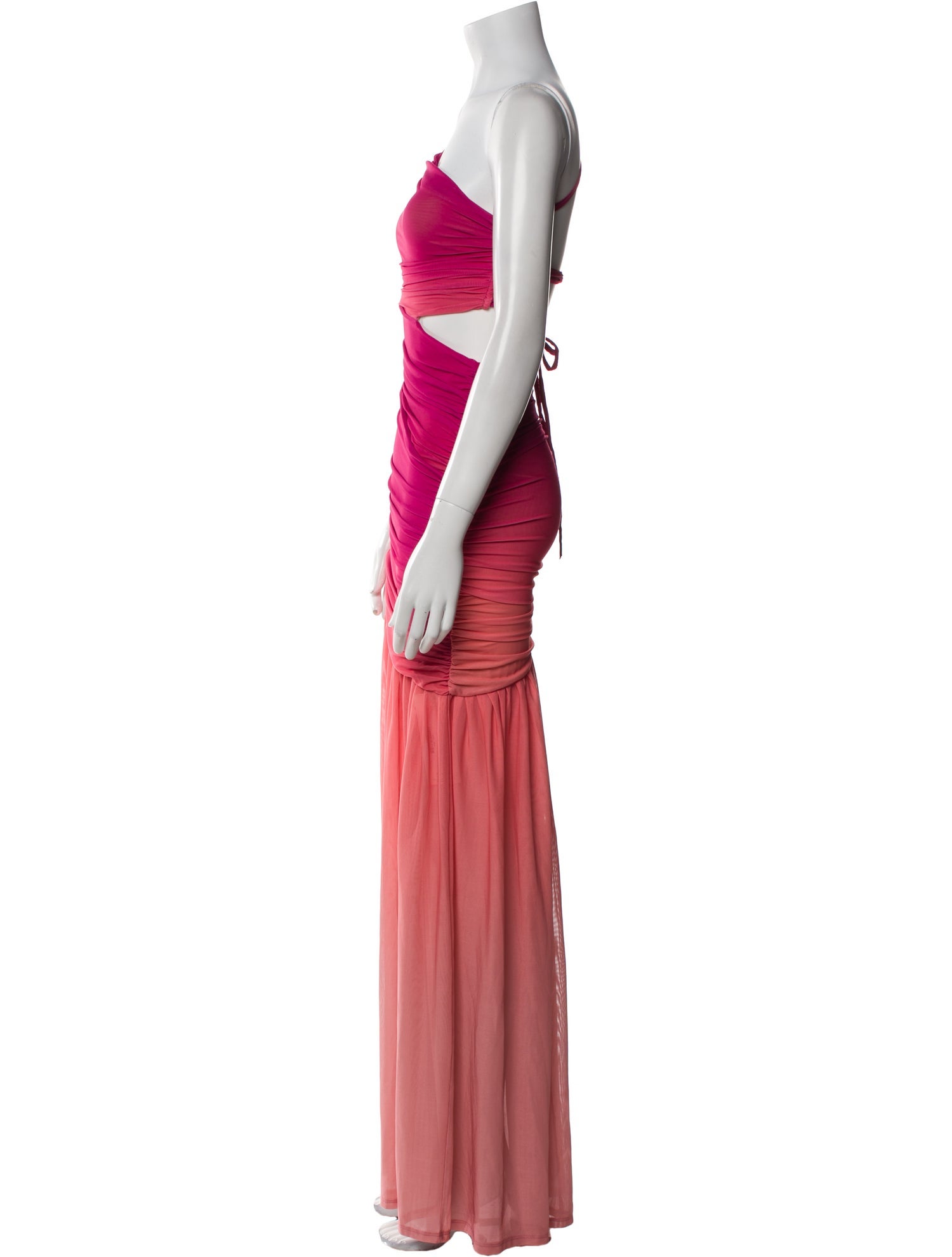 Michael Costello x Revolve One-Shoulder Long Dress
