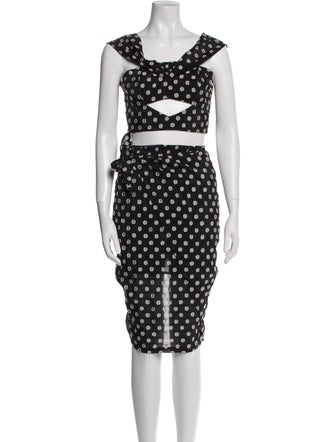 Michael Costello x Revolve Printed Skirt Set