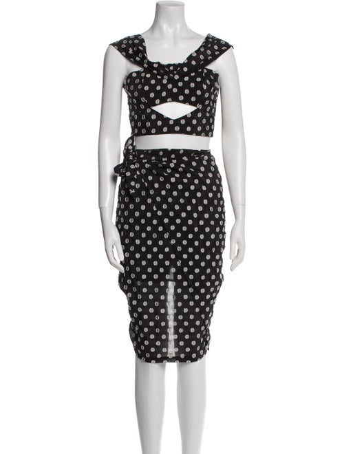 Michael Costello x Revolve Printed Skirt Set