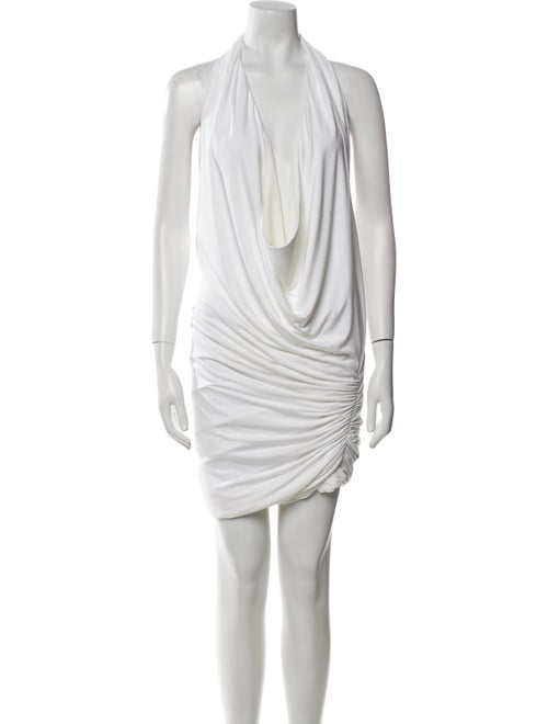 Michael Costello x Revolve Cowl Neck Mini Dress