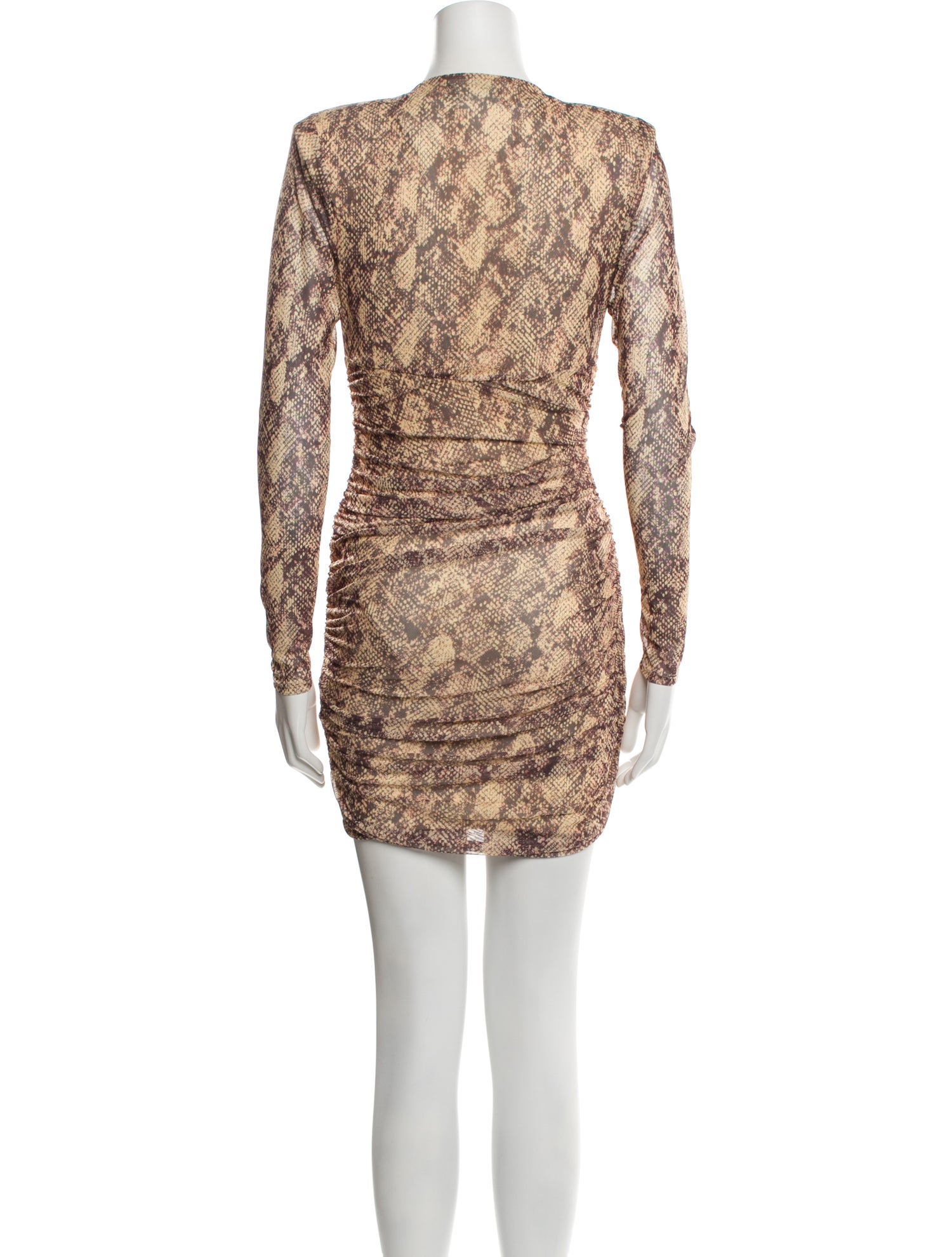 Michael Costello x Revolve Animal Print Mini Dress