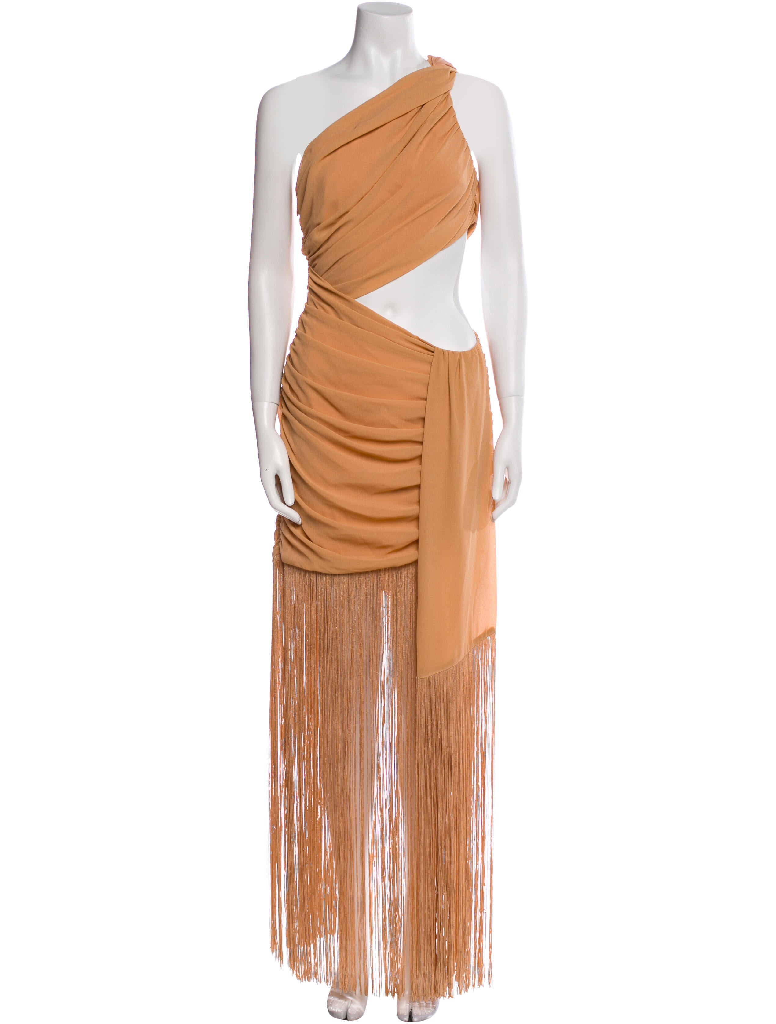 Michael Costello x Revolve One-Shoulder Midi Length Dress