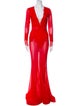 Michael Costello x Revolve V-Neck Long Dress