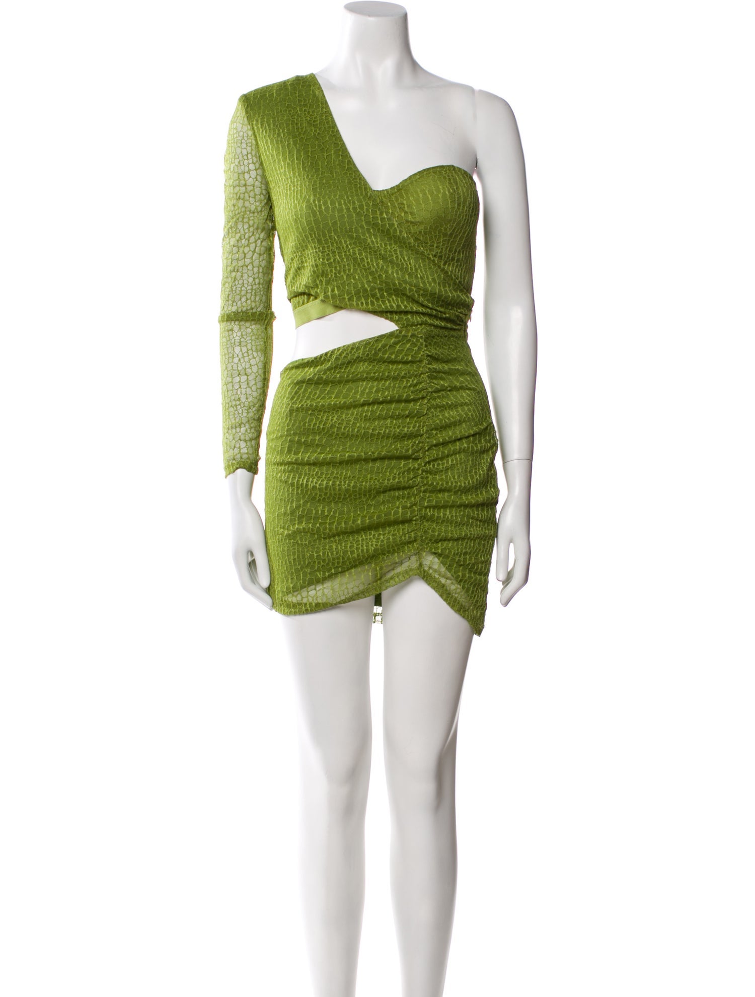 Michael Costello x Revolve One-Shoulder Knee-Length Dress