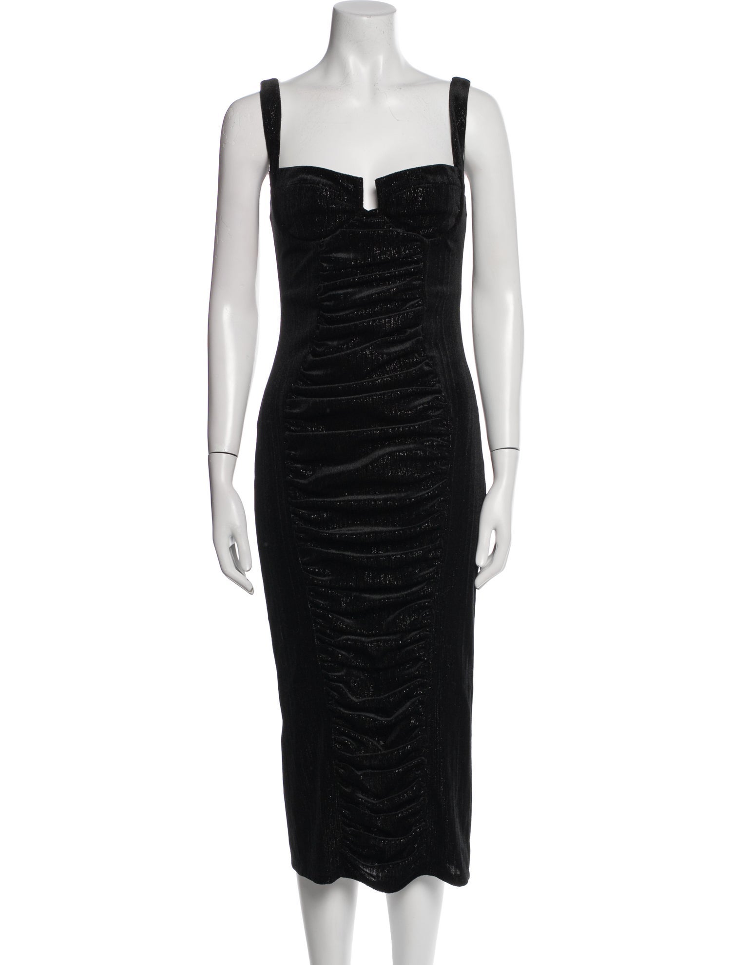 Michael Costello x Revolve Square Neckline Midi Length Dress