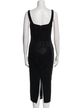 Michael Costello x Revolve Square Neckline Midi Length Dress