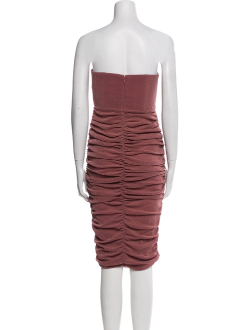 Michael Costello x Revolve Strapless Knee-Length Dress