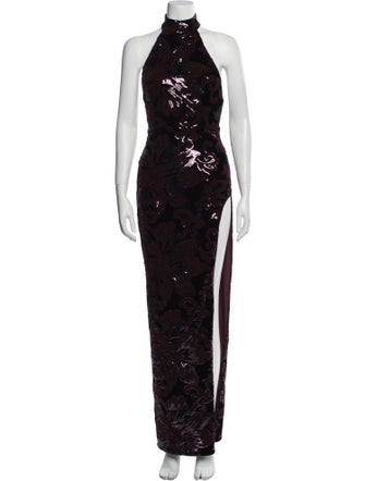 Michael Costello x Revolve Floral Print Long Dress