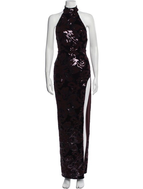 Michael Costello x Revolve Floral Print Long Dress