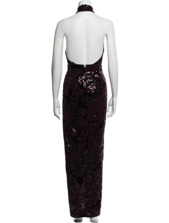 Michael Costello x Revolve Floral Print Long Dress