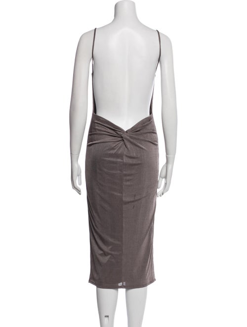 Michael Costello x Revolve Square Neckline Midi Length Dress