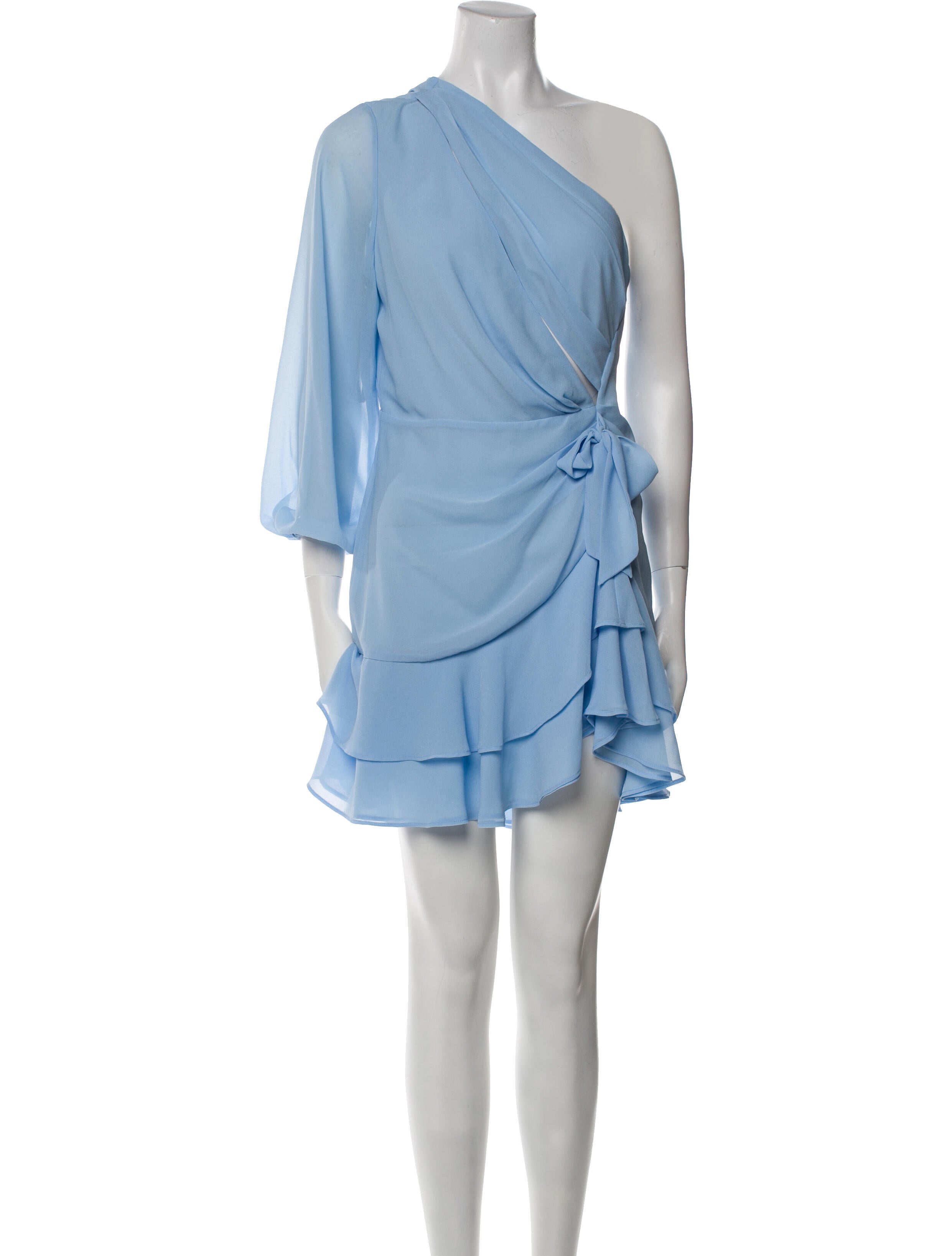 Michael Costello x Revolve One-Shoulder Mini Dress