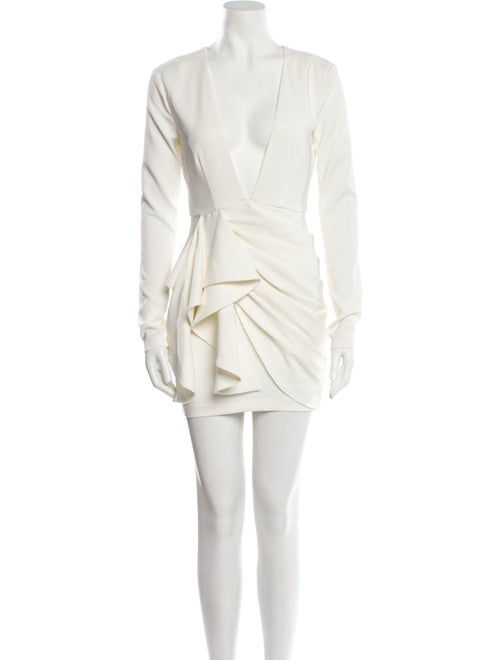 Michael Costello x Revolve V-Neck Mini Dress