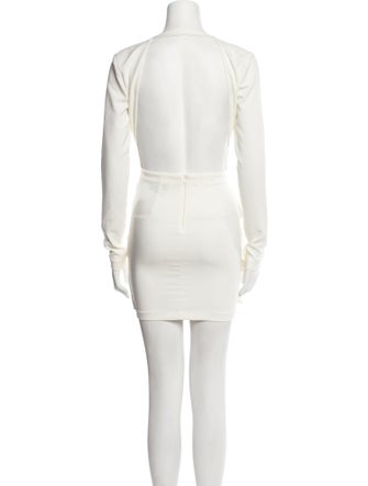 Michael Costello x Revolve V-Neck Mini Dress