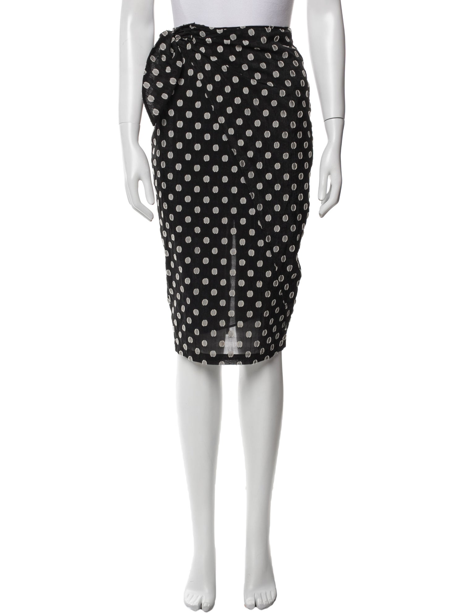 Michael Costello x Revolve Nylon Knee-Length Skirt