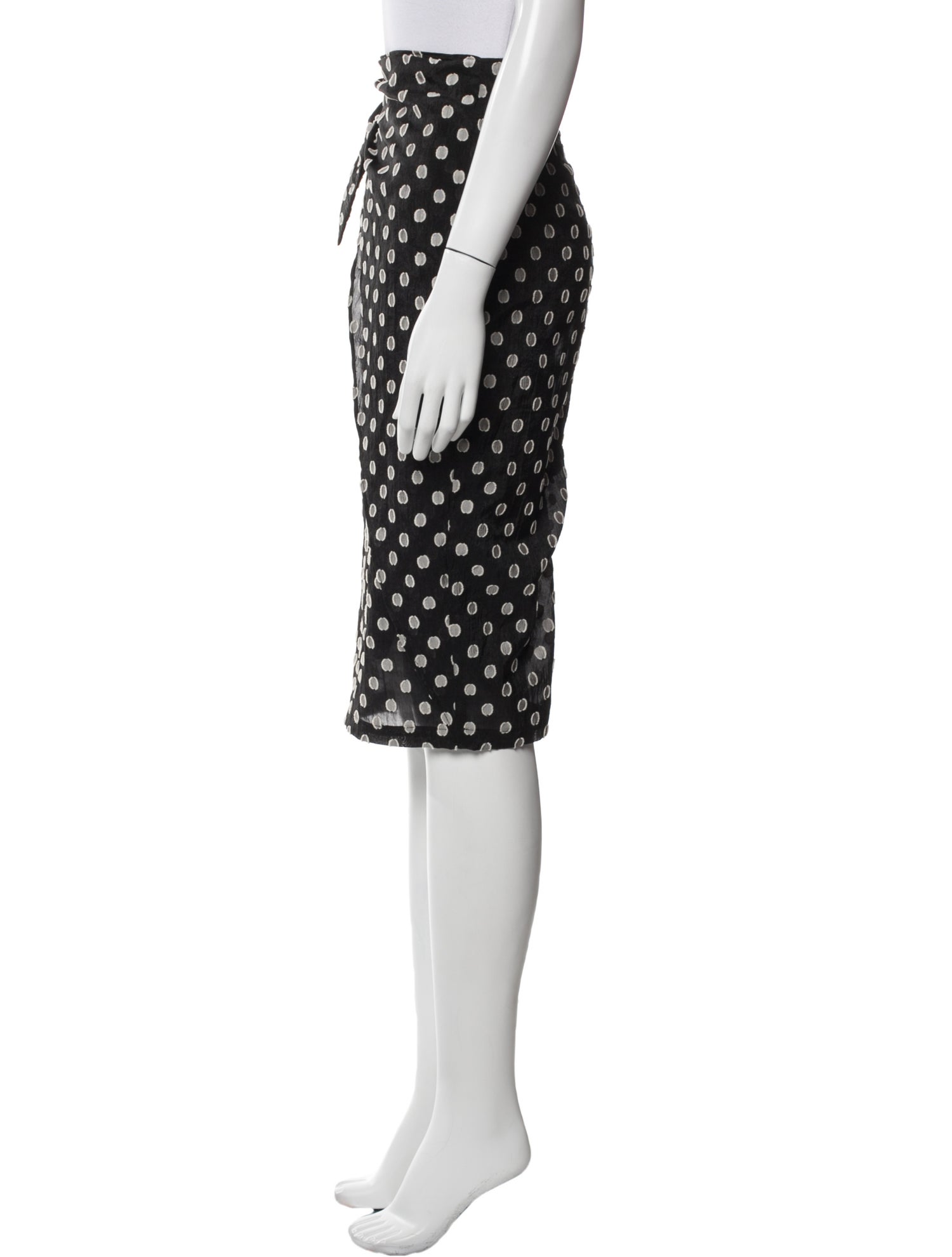 Michael Costello x Revolve Nylon Knee-Length Skirt