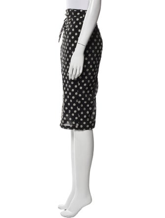 Michael Costello x Revolve Nylon Knee-Length Skirt