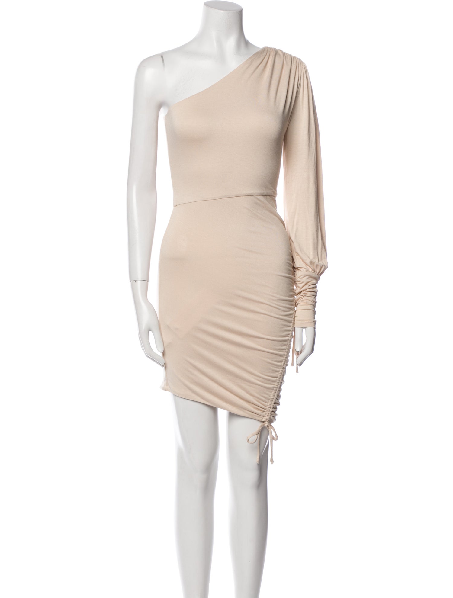 Michael Costello x Revolve One-Shoulder Knee-Length Dress