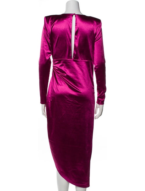 Michael Costello x Revolve Cowl Neck Midi Length Dress