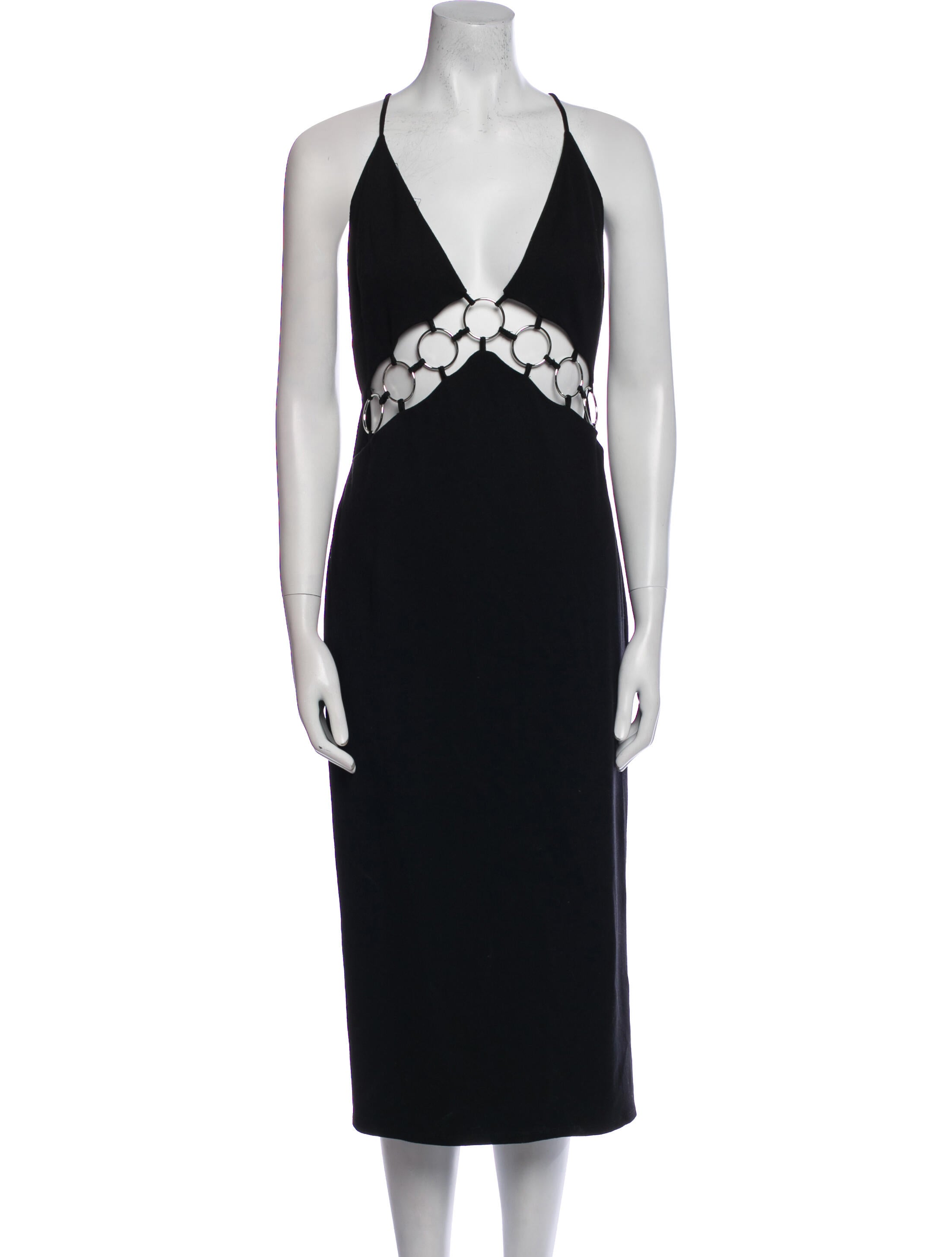 Michael Costello x Revolve V-Neck Midi Length Dress