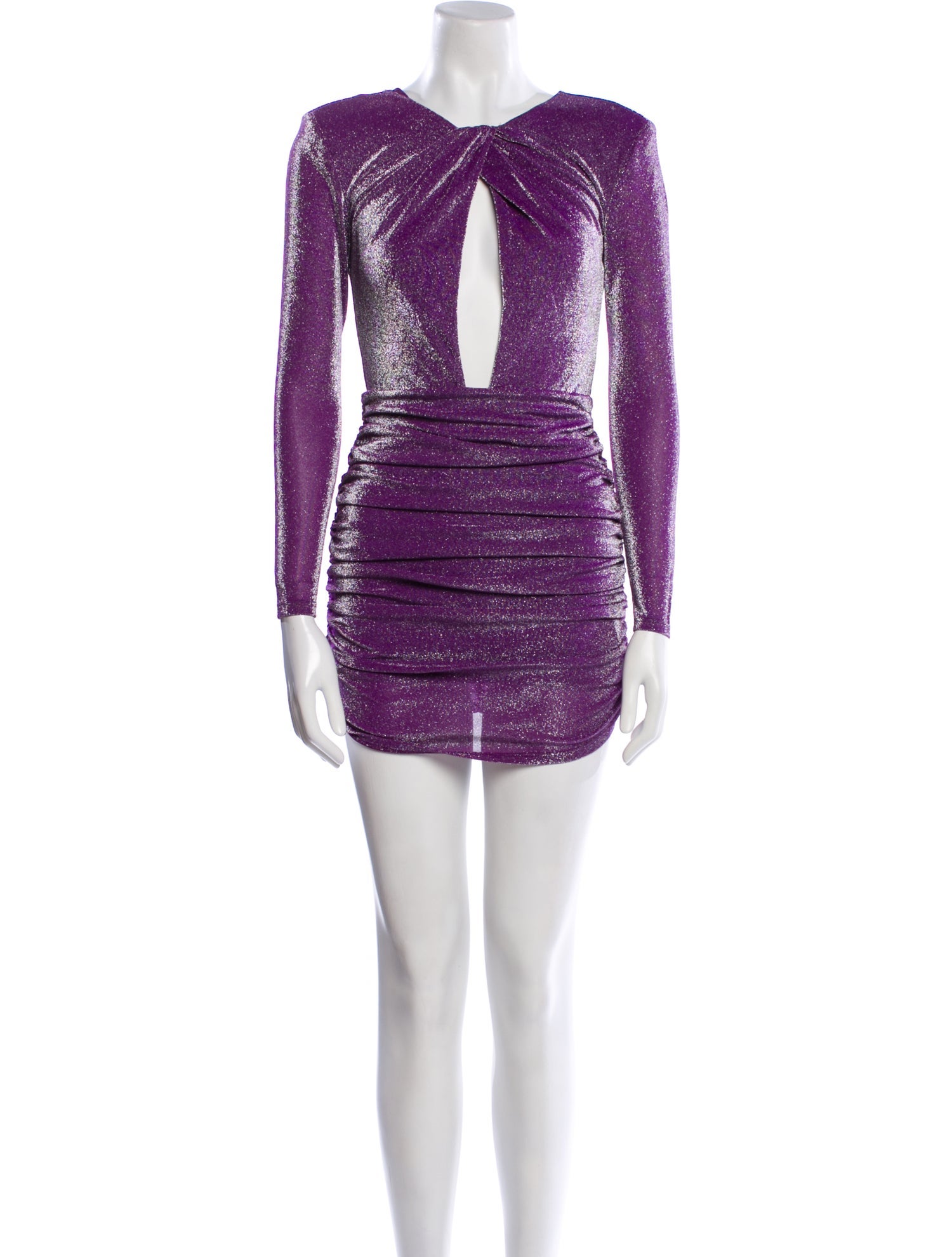 Michael Costello x Revolve V-Neck Mini Dress