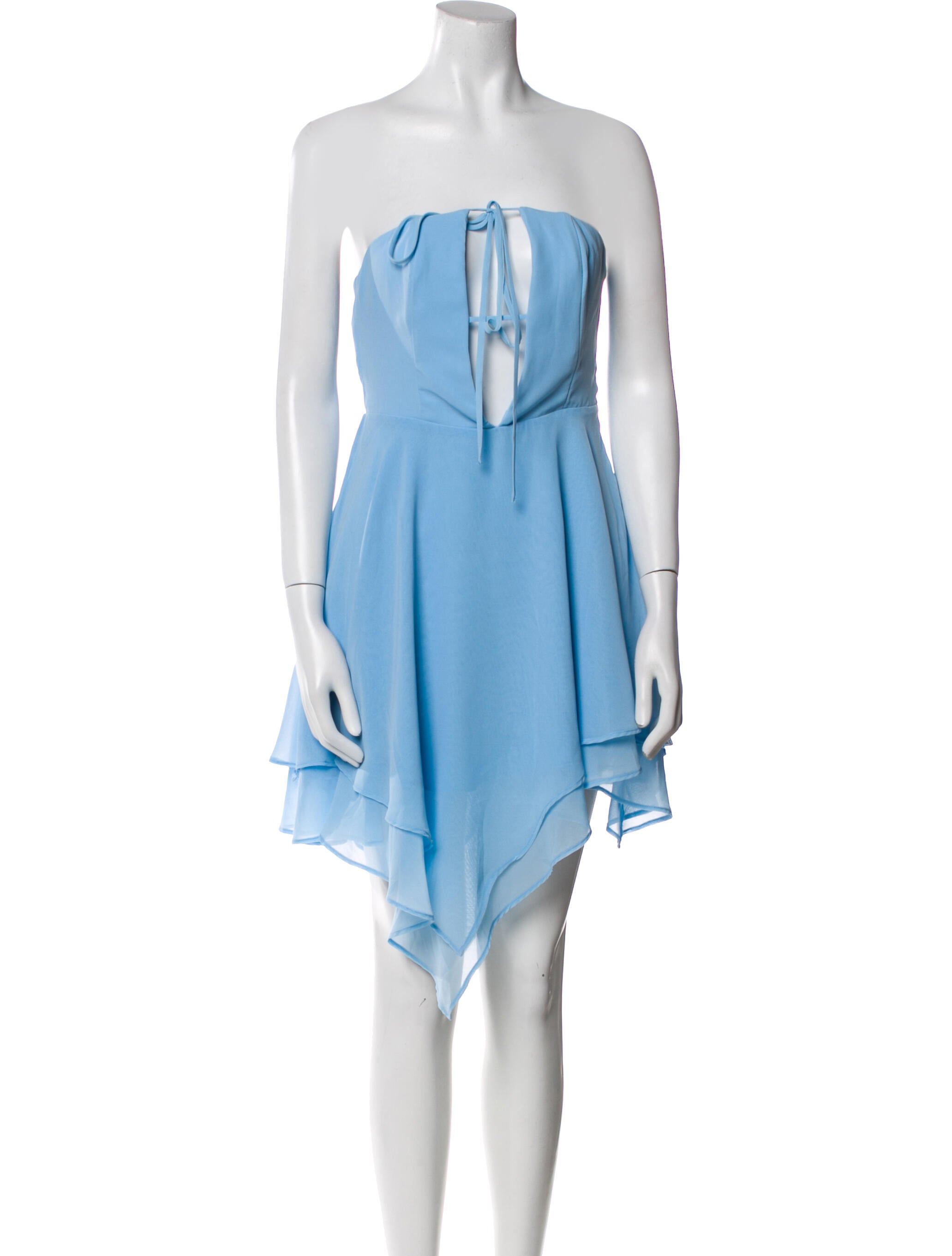 Michael Costello x Revolve Strapless Mini Dress