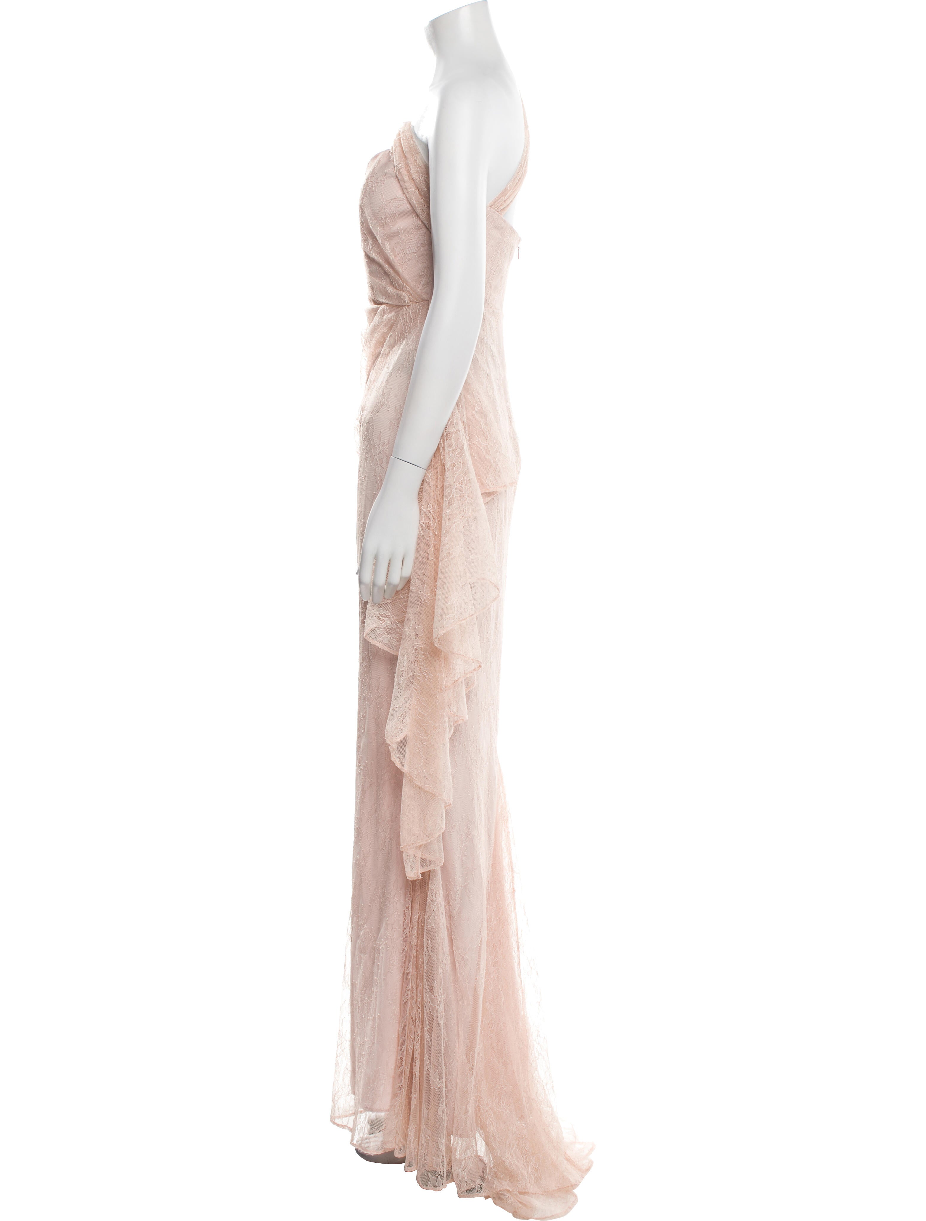Michael Costello x Revolve One-Shoulder Long Dress