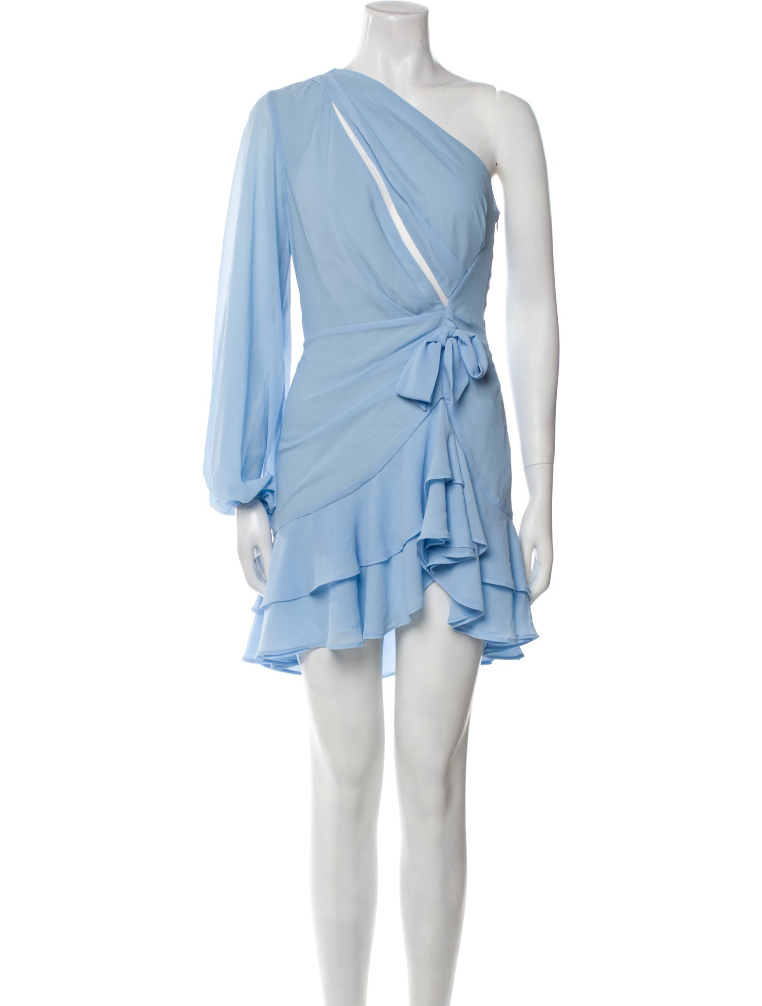 Michael Costello x Revolve One-Shoulder Mini Dress