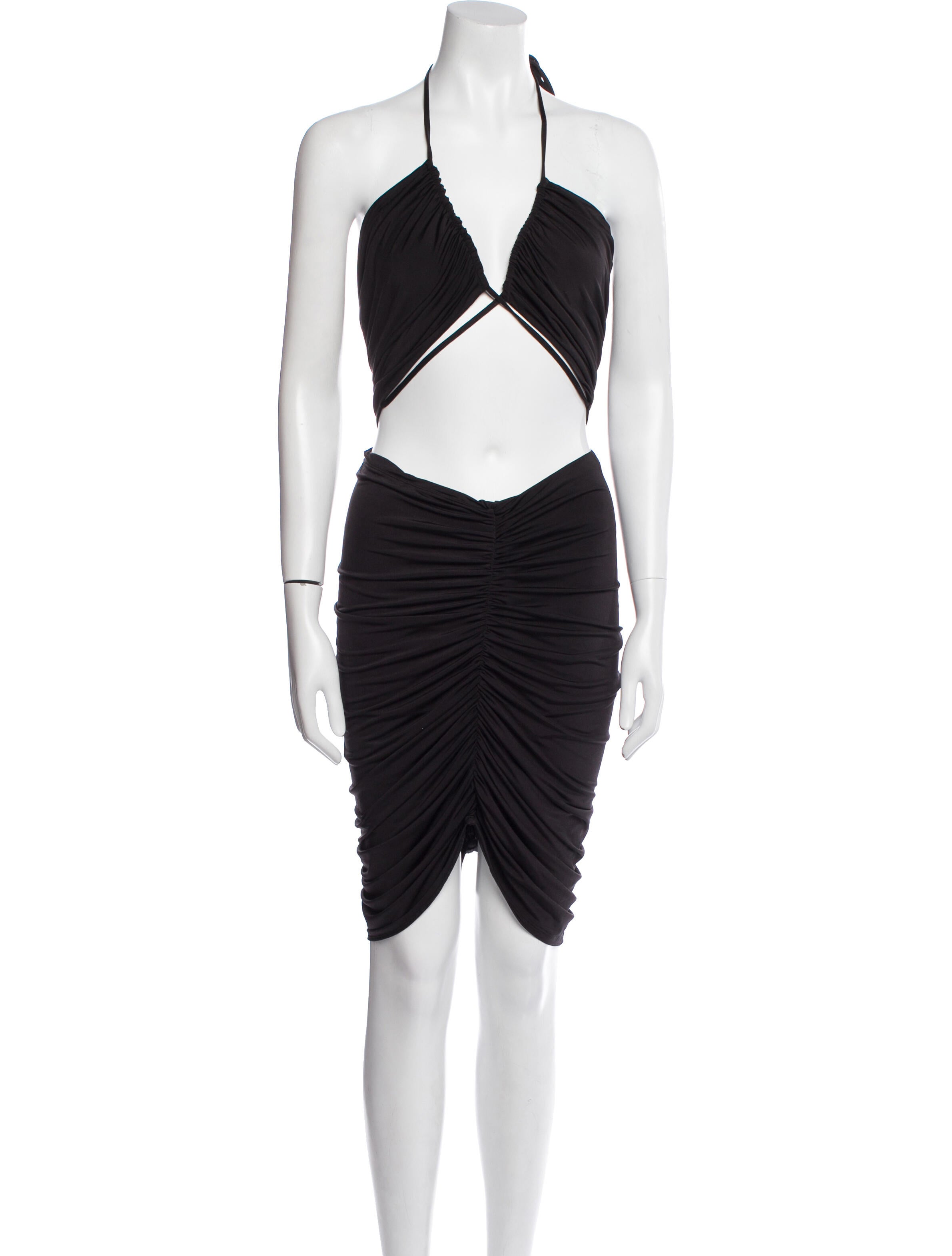 Michael Costello x Revolve Halterneck Mini Dress