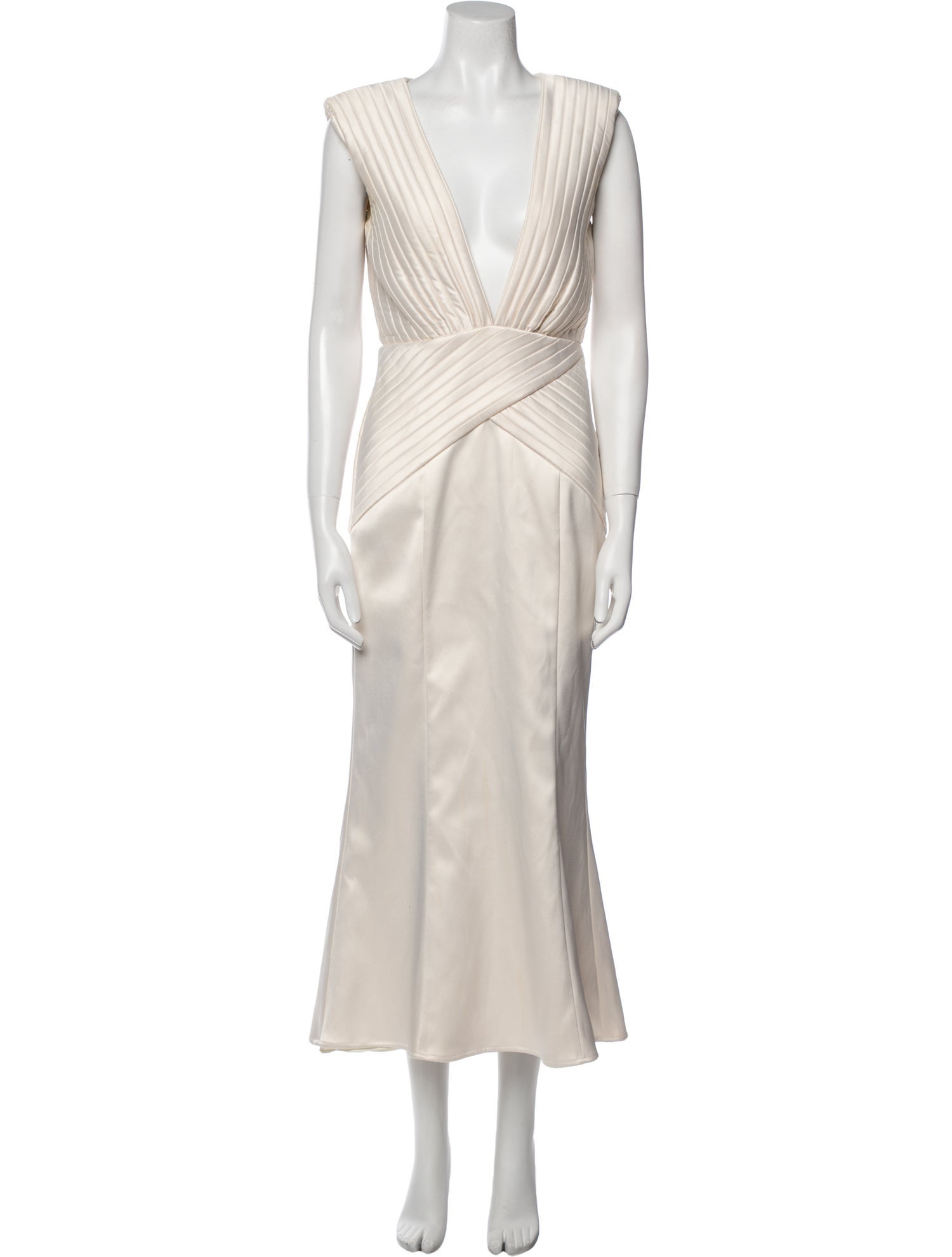 Michael Costello x Revolve V-Neck Long Dress